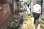 UK volunteer Jackie accompanying CONAPAMG