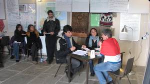 Volunteer training in Yorkshire, England.